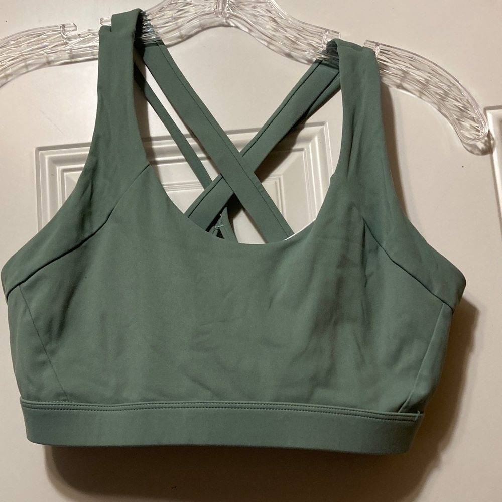 Women’s Crossback Sports Bra - Sage Green S